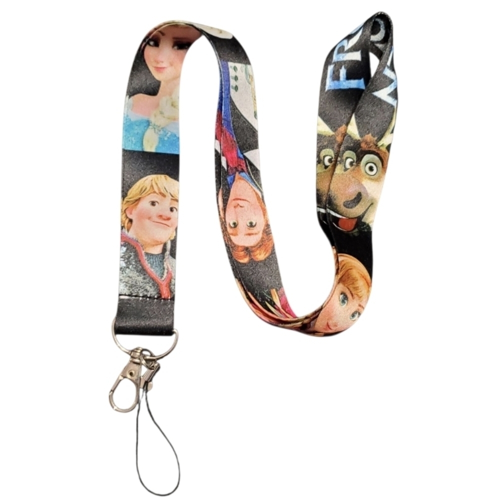 New Disney Frozen Princess Elsa & Anna Pins Lanyard Kids Adults Disney Parks